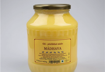 Ghí - přečištěné máslo 1450g / 1700ml.